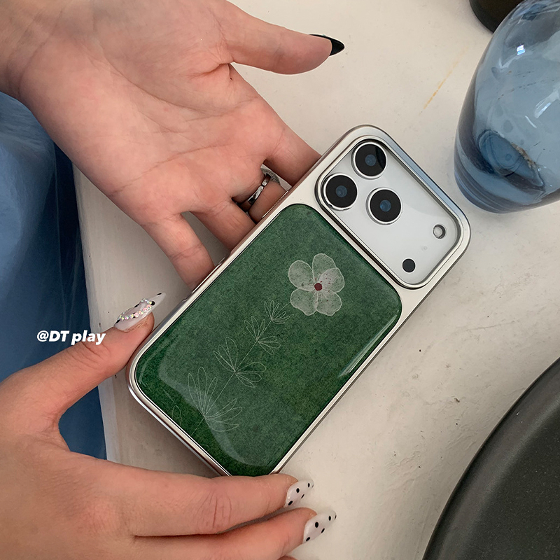 Back Cover Adhesive - Чехол для телефона Ins Green Chamomile